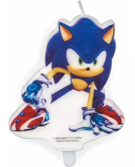 Narozeninová svíčka Sonic Prime 9 cm