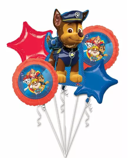 Kytice z 5 fóliových balónků Paw Patrol