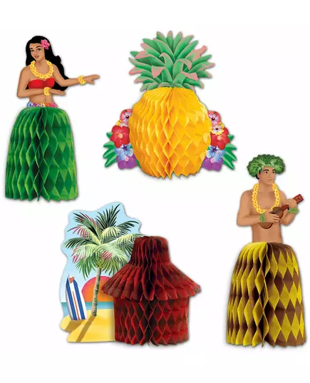 Havajské stolní dekorace (centerpieces)