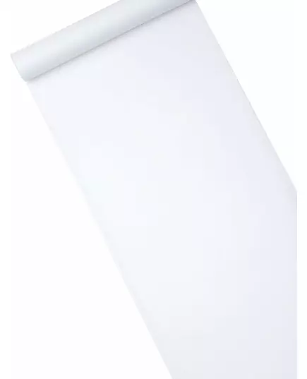 Bílý netkaný běhoun na stůl 29 cm × 10 m