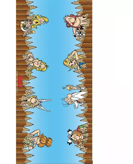Textilní běhoun na stůl Asterix 3 m