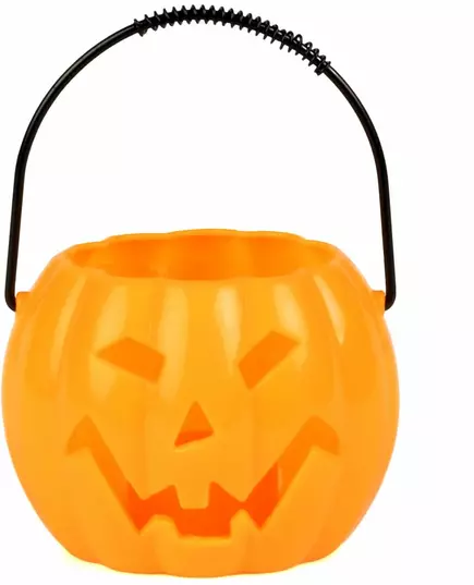 Svítící halloweenská dýně 10 cm