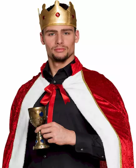 Zlatý plastový středověký pohár 25 cl