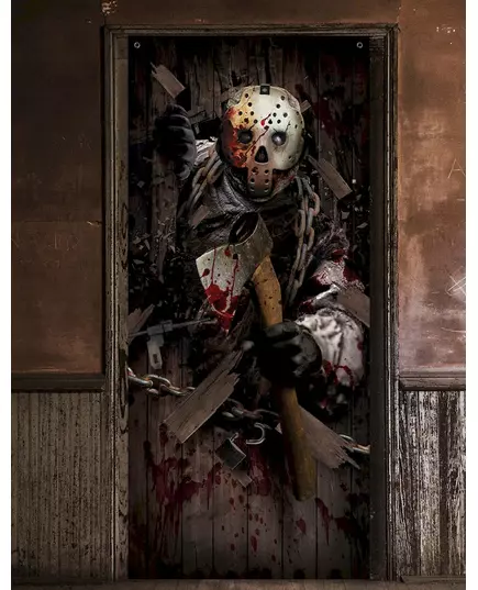 Dekorace dveří Axe Assassin 80 x 180 cm