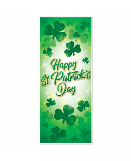 Dekorace na dveře Happy St. Patrick’s Day 150 x 76 cm