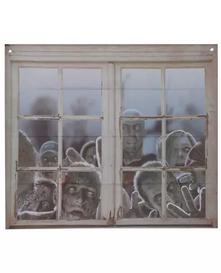 Okenní dekorace zombie 80 x 90 cm