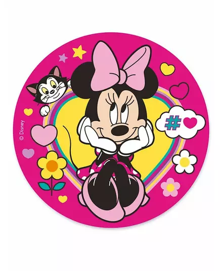 Jedlý disk Minnie růžový 20 cm
