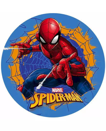 Spiderman modrý jedlý wafer disk 20 cm