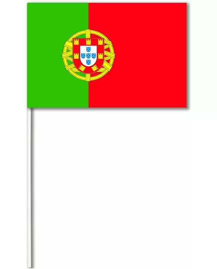 Papírová vlajka Portugalsko 14 x 21 cm