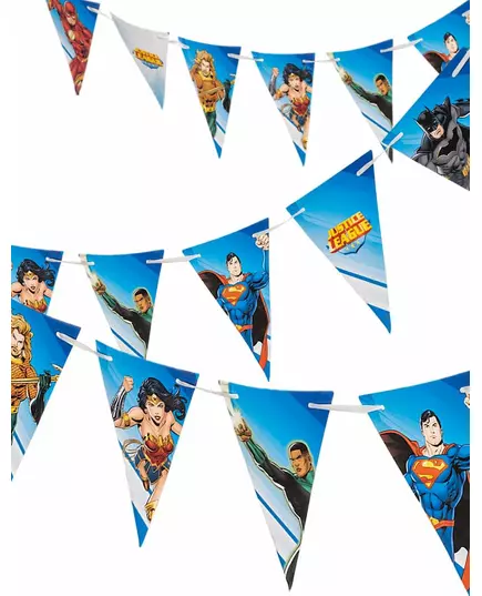 Praporková girlanda Justice League 2 m