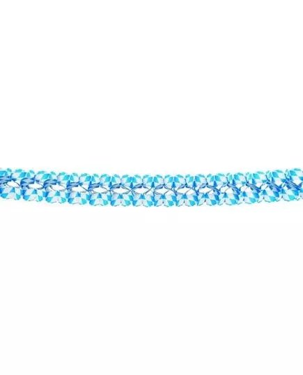 Modro-bílá girlanda Oktoberfest