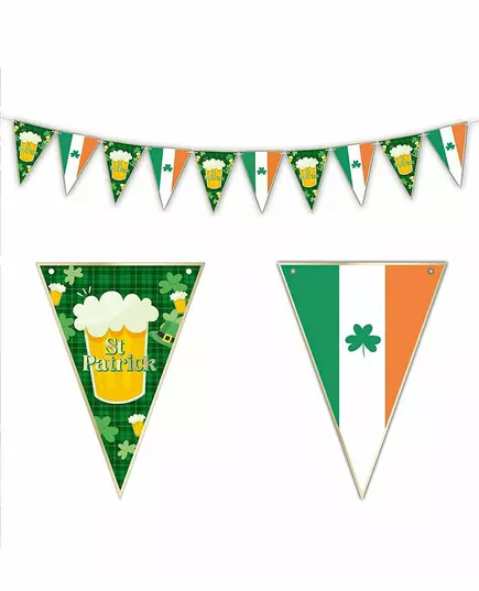 Praporková girlanda St. Patrick’s Day Beer 3 m