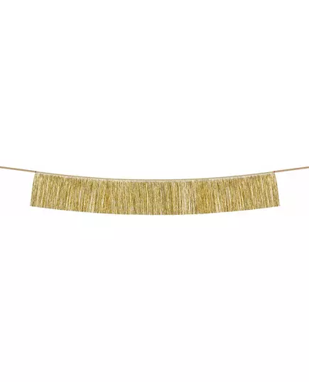 Zlatá nitová girlanda 135 cm