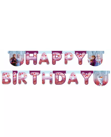 Girlanda Frozen Happy Birthday 2 200 x 16 cm