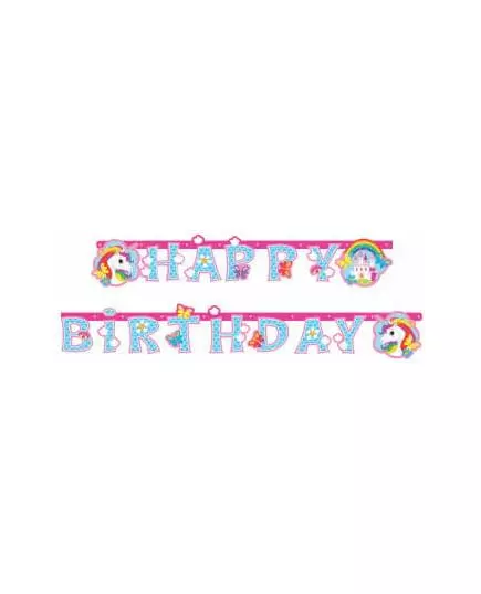 Girlanda Happy Birthday Unicorn 1,79 m