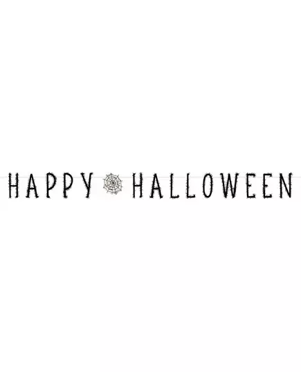 Girlanda Happy Halloween pavučina 180 cm