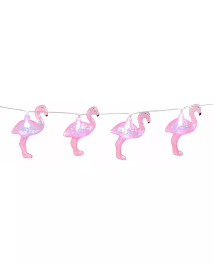 Světelná girlanda plameňák 140 cm