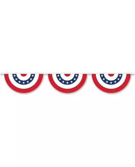 Plastová girlanda USA půlkruh 3.66m