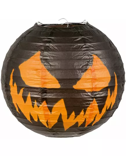 Papírový lampion strašidelná dýně 25cm