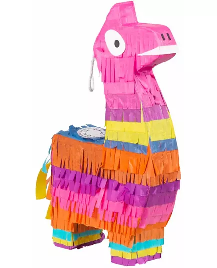 Mini vícebarevná lama piñata 23 x 13 cm