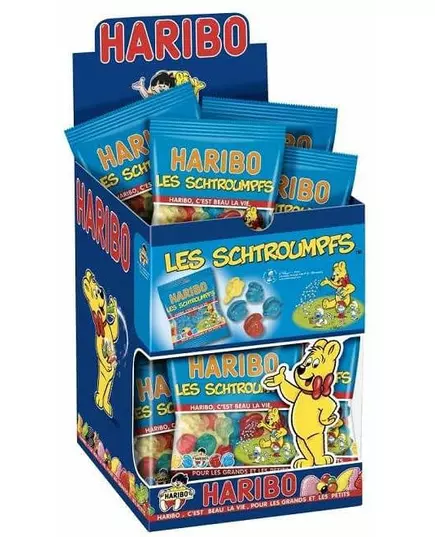 Mini sáček bonbonů Haribo Šmoulové