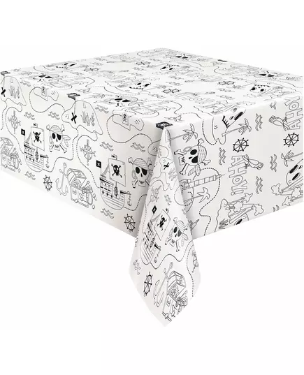 Papírový ubrus Mapa pirátského pokladu 137 × 213 cm