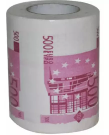 Vtipný toaletní papír 500 euro