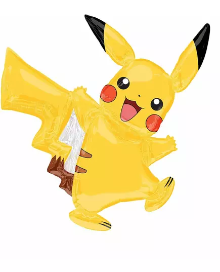 Malý hliníkový balónek Pikachu Pokémon 27 x 33 cm