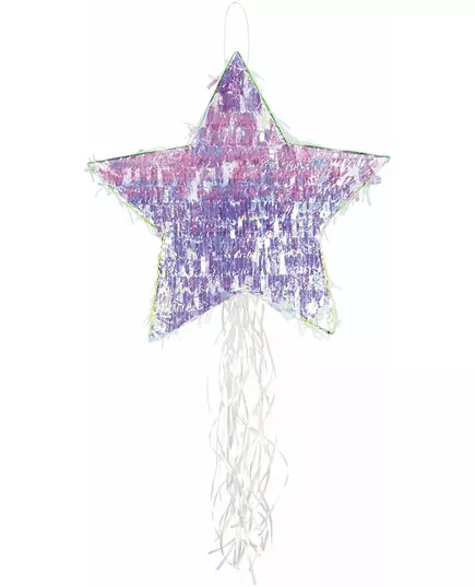 Duhová hvězdná piñata 45 cm