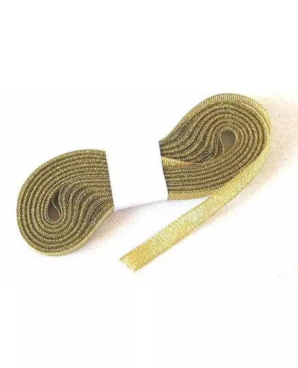 Zlatá metalická stuha 6 mm × 10 m