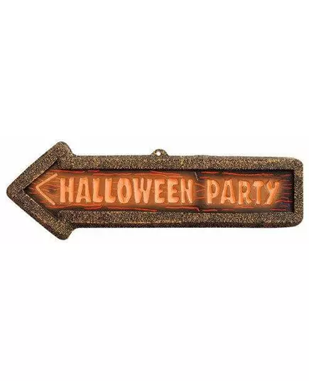 Šipka cedule „Halloween Party“