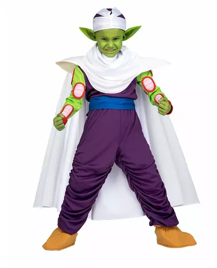 Dětský kostým Piccolo Dragon Ball se sadou líčení