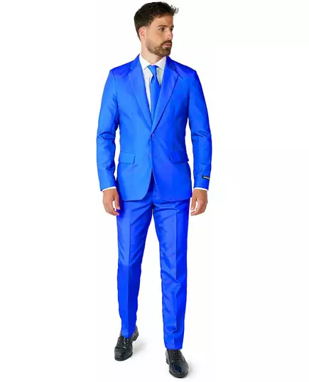 Mr. Solid blue men’s suit Suitmeister, Velikost: Small (EU 44-46)