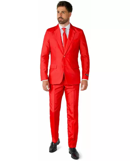 Mr. Solid red suit pro muže Suitmeister, Velikost: Small (EU 44-46)