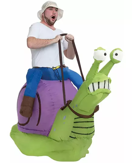 Nafukovací kostým šneka pro dospělé