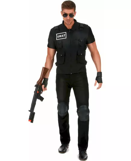 Kostým agenta SWAT pro muže, Velikost: Large