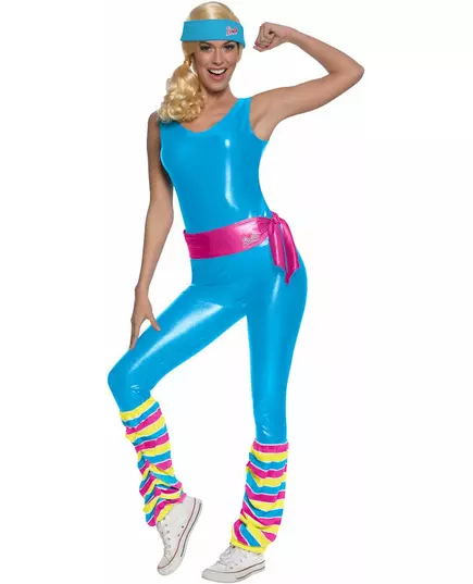 Barbie aerobik kostým pro ženy, Velikost: Large