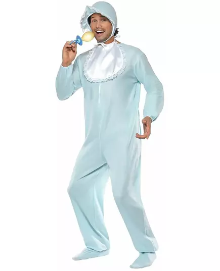 Světle modrý baby kostým pro muže