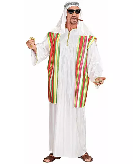Barevný kostým arabského šejka pro muže