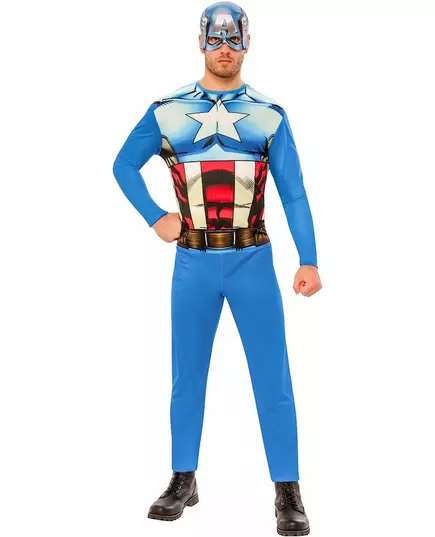 Kostým Classic Captain America pro dospělé, Velikost: Large