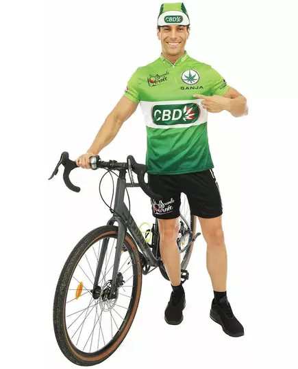 Pánský cyklistický kostým CBD zelený, Velikost: Large/X-Large