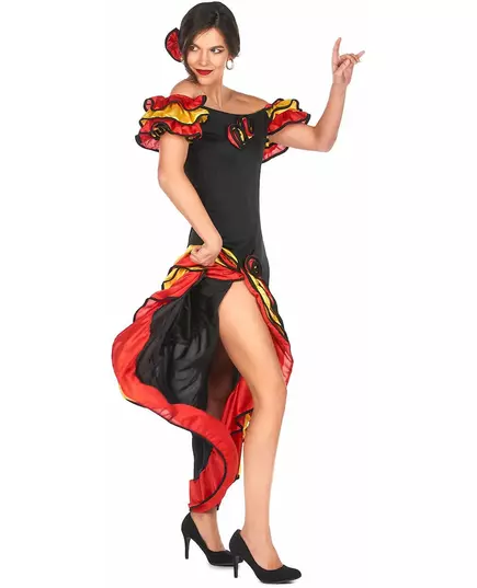 Kostým flamenco tanečnice pro ženy, Velikost: Small
