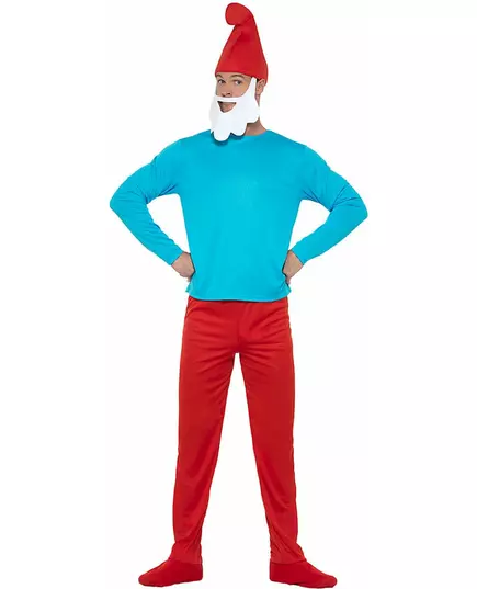 Kostým Papa Smurf pro dospělé – velká velikost