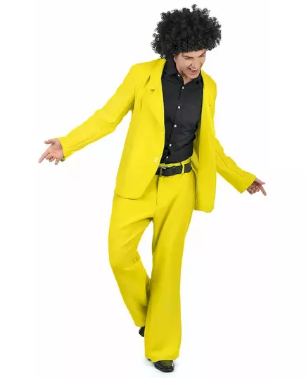Žlutý disco kostým pro dospělé, Velikost: Medium/Large