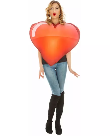 Emoji kostým srdce pro dospělé