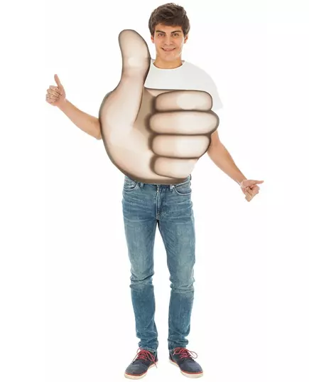 Emoji kostým palec nahoru pro dospělé
