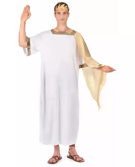 Kostým římského císaře se zlatým pláštěm pro muže