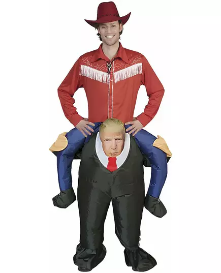 Nafukovací kostým amerického prezidenta