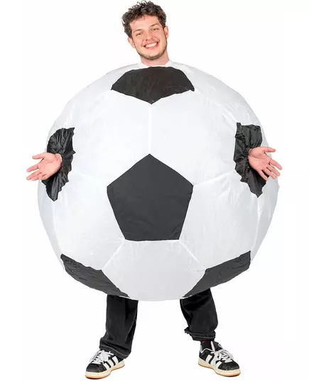 Nafukovací kostým fotbalového míče pro dospělé