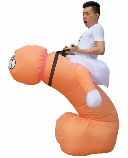 Nafukovací kostým velkého penisu pro dospělé